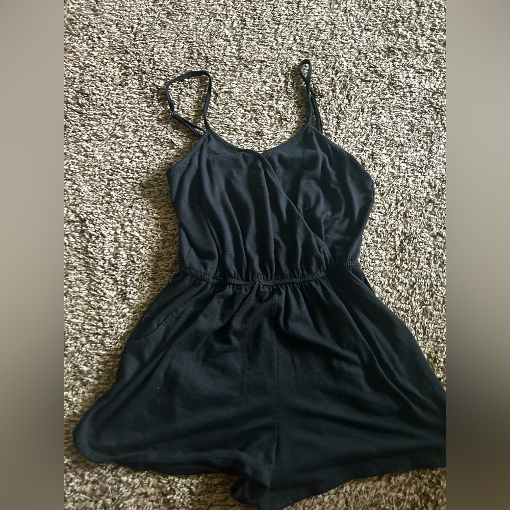 All black romper